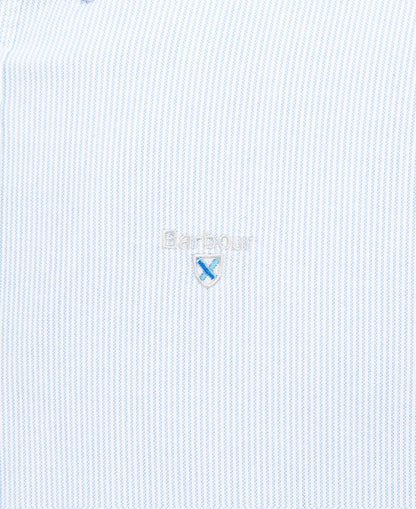 Barbour P.Stripe Oxtown TF LS Shirt // SKY BLUE