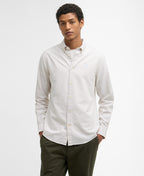Barbour Striped Oxford Tailored LS Shirt // STONE ST51