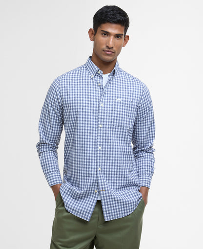 Barbour Kanehill Tailored LS shirt // NAVY NY91