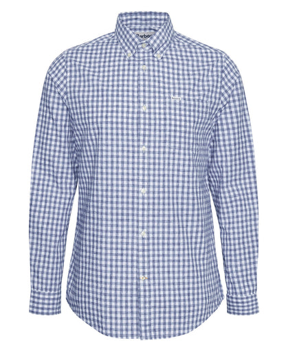 Barbour Kanehill Tailored LS shirt // NAVY NY91