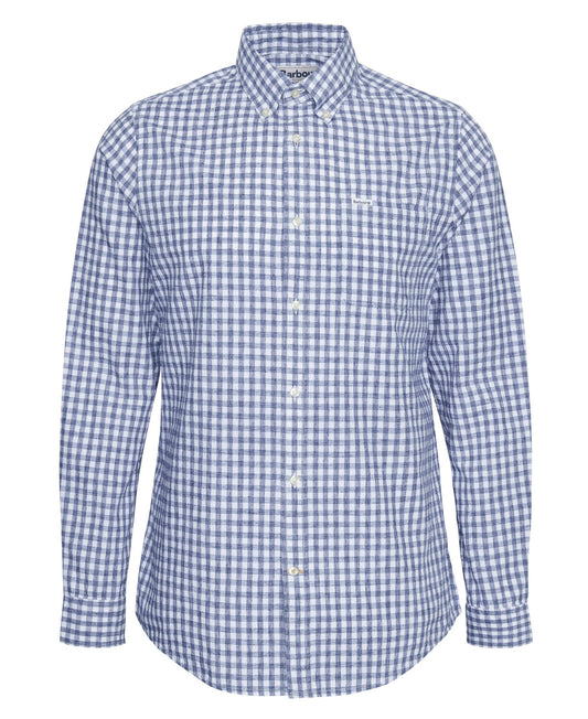 Barbour Kanehill Tailored LS shirt // NAVY NY91