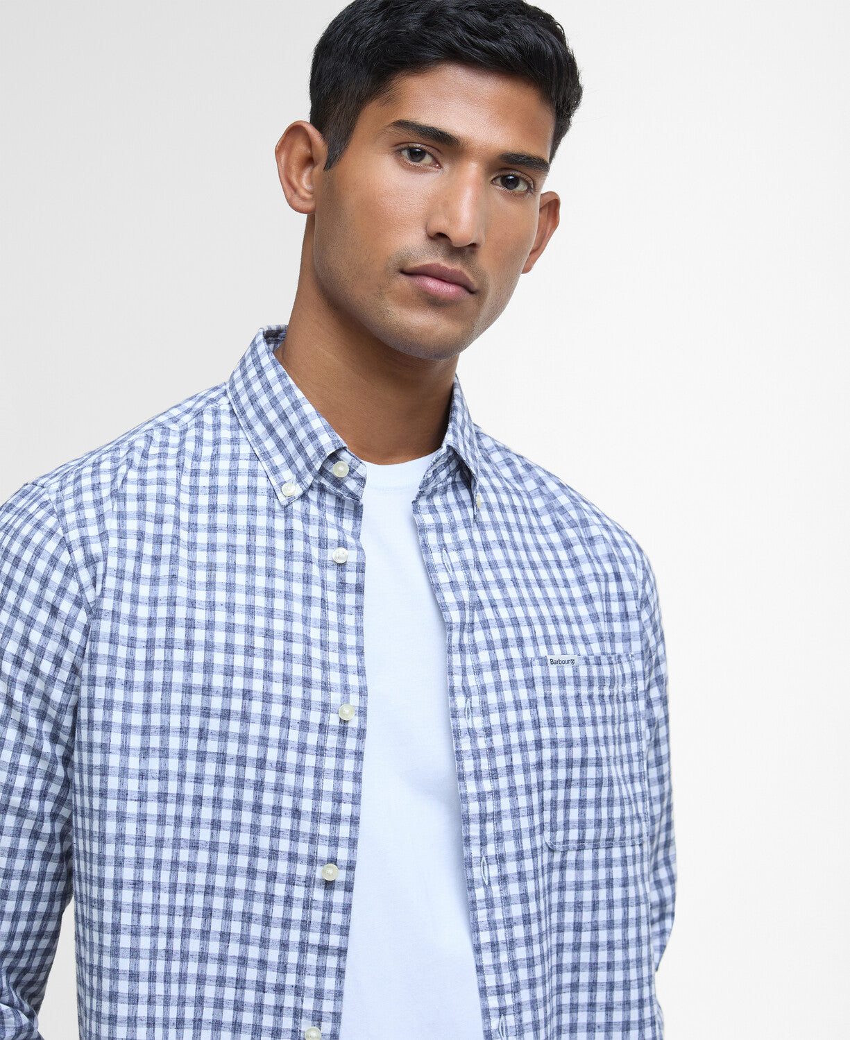 Barbour Kanehill Tailored LS shirt // NAVY NY91