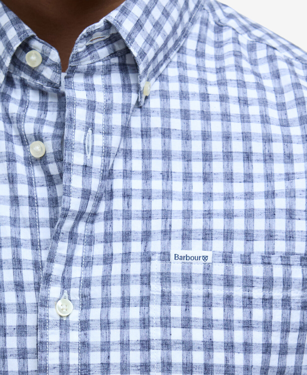 Barbour Kanehill Tailored LS shirt // NAVY NY91