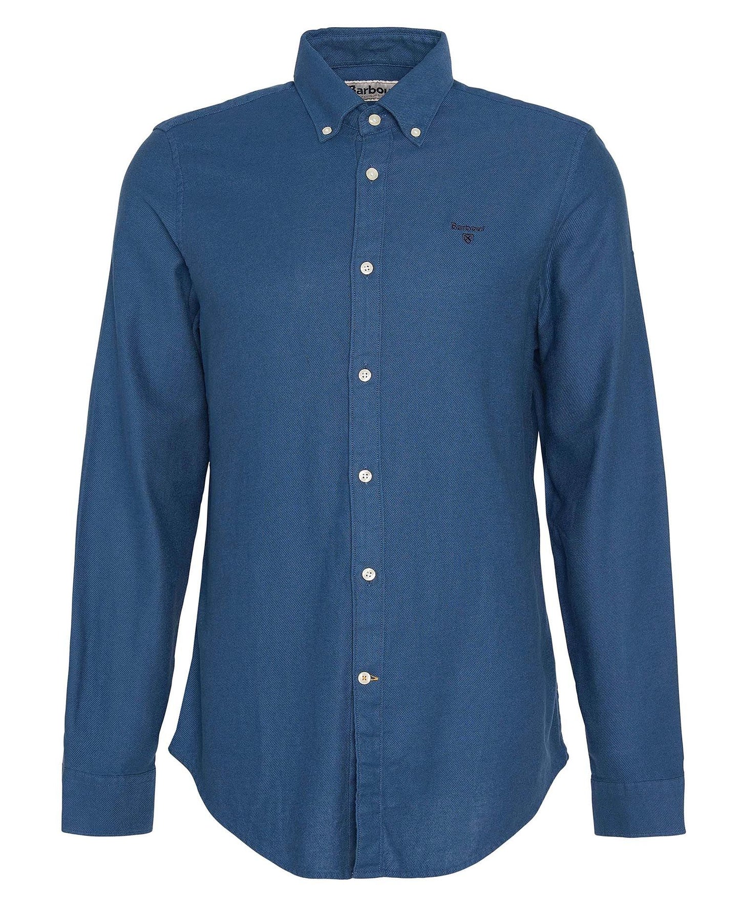 Barbour Twillbridge Tailored Long-Sleeved Shirt // DARK DENIM