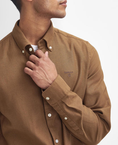 Barbour Twillbridge Tailored Long-Sleeved Shirt // SANDSTONE