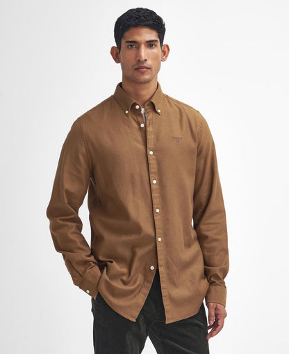 Barbour Twillbridge Tailored Long-Sleeved Shirt // SANDSTONE