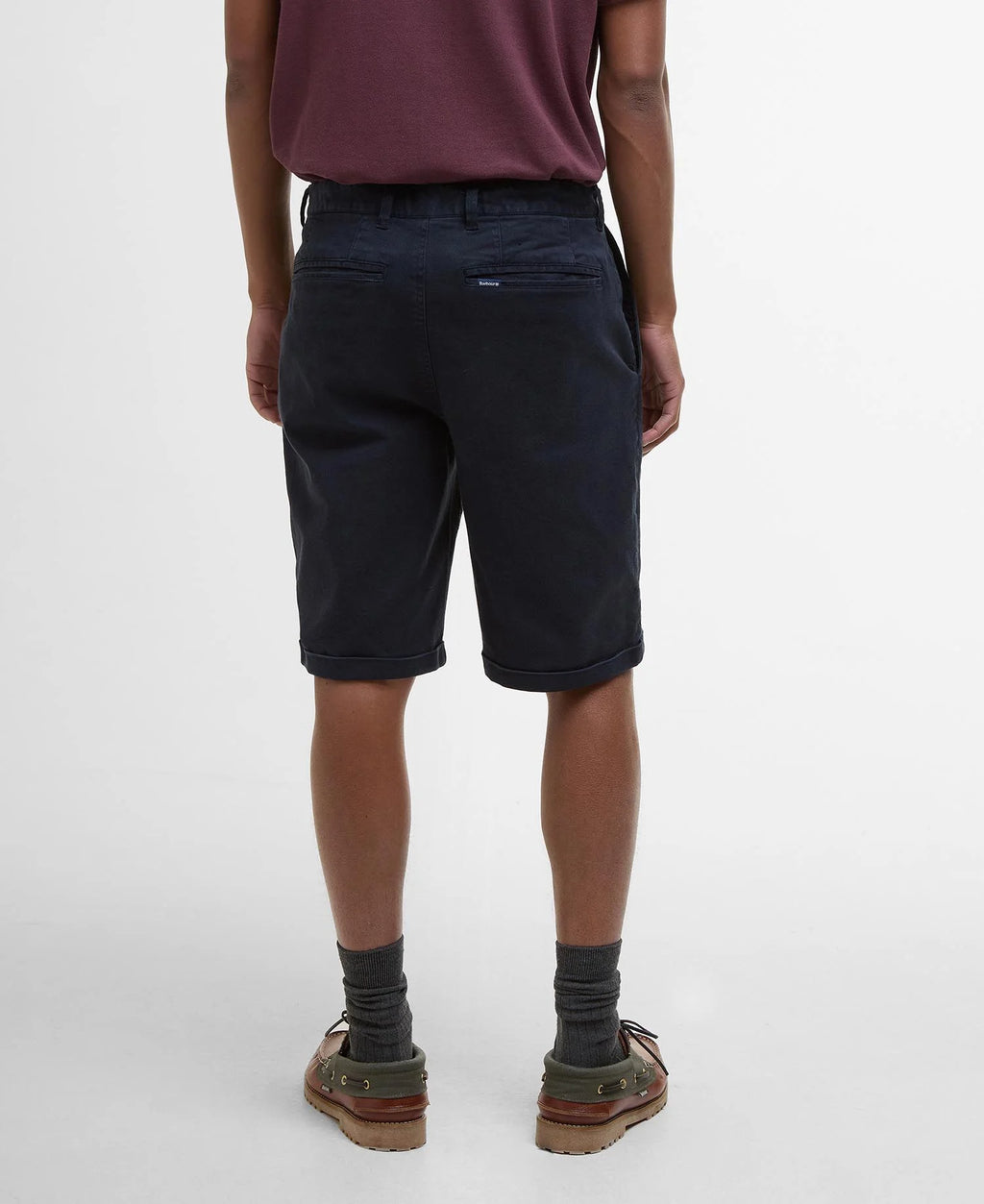 Barbour Washed Twill Chino Shorts MST0053 // DARK NAVY NY74