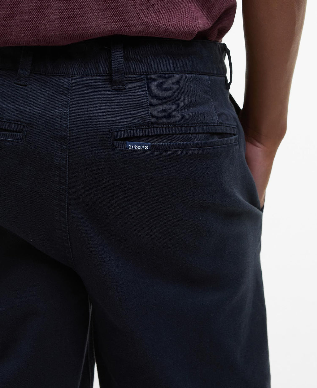 Barbour Washed Twill Chino Shorts MST0053 // DARK NAVY NY74
