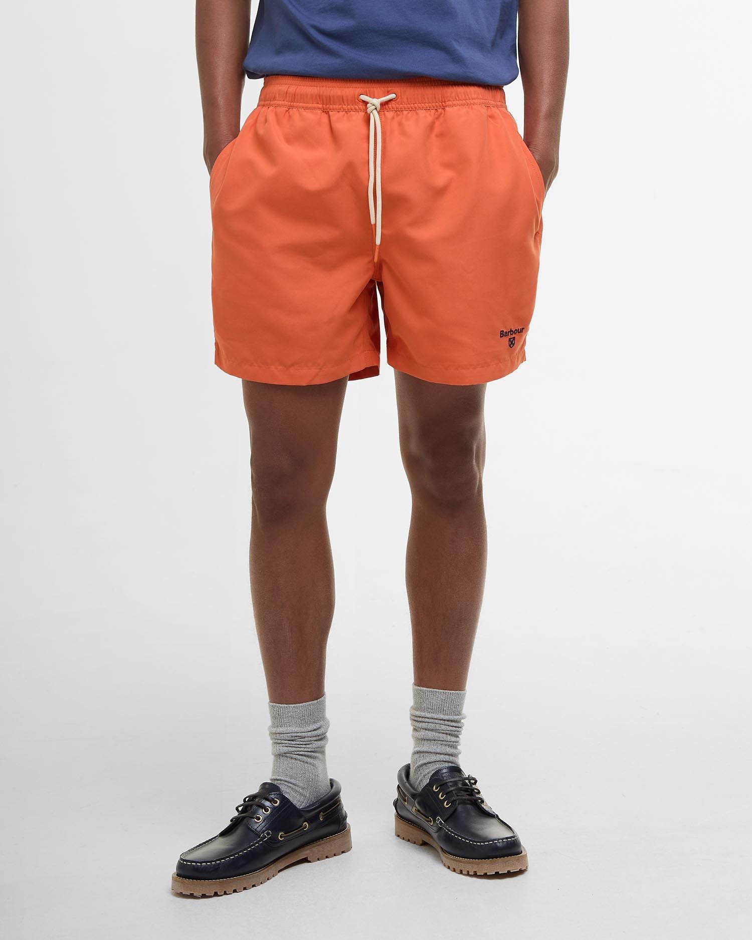 Barbour Logo5 Swim Shorts MSW0064 // ORANGE OR32