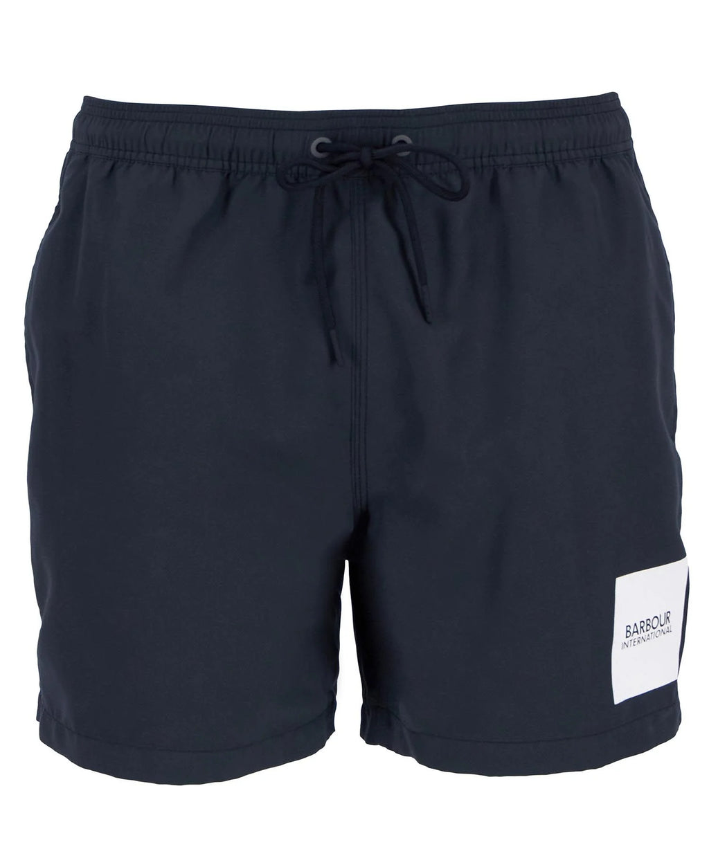 Barbour International Block Print Swim Shorts MSW0090 // BLACK BK11
