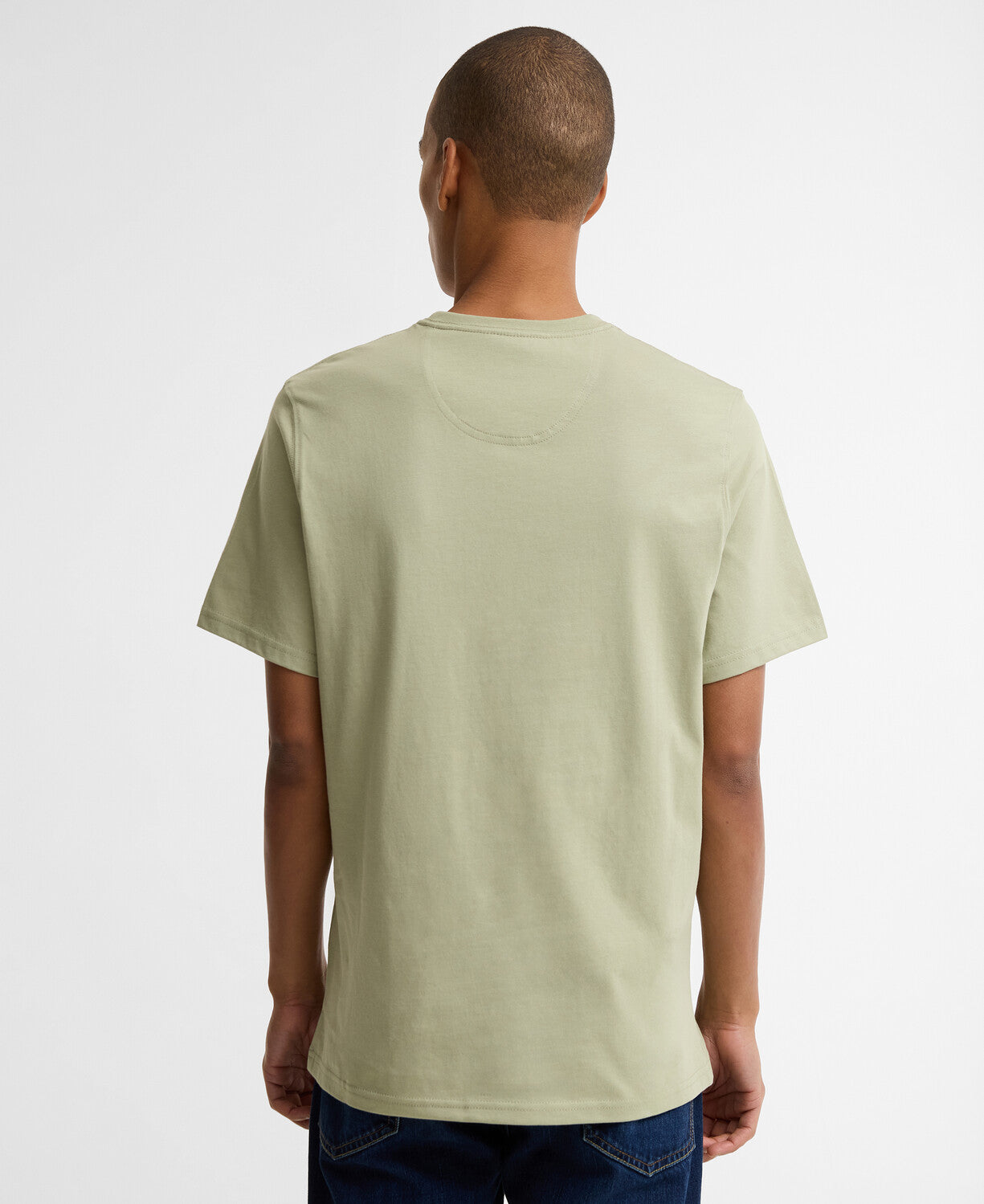 Barbour Essential Sports T-Shirt // SEA GREEN GN63