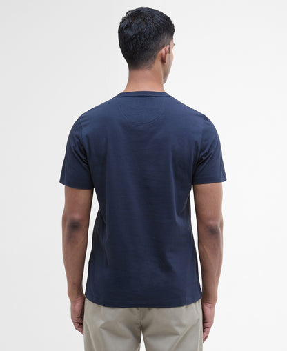 Barbour Essential Sports T-Shirt // NAVY NY91