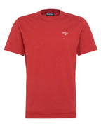 Barbour Essential Sports T-Shirt // RED SPICE RE25