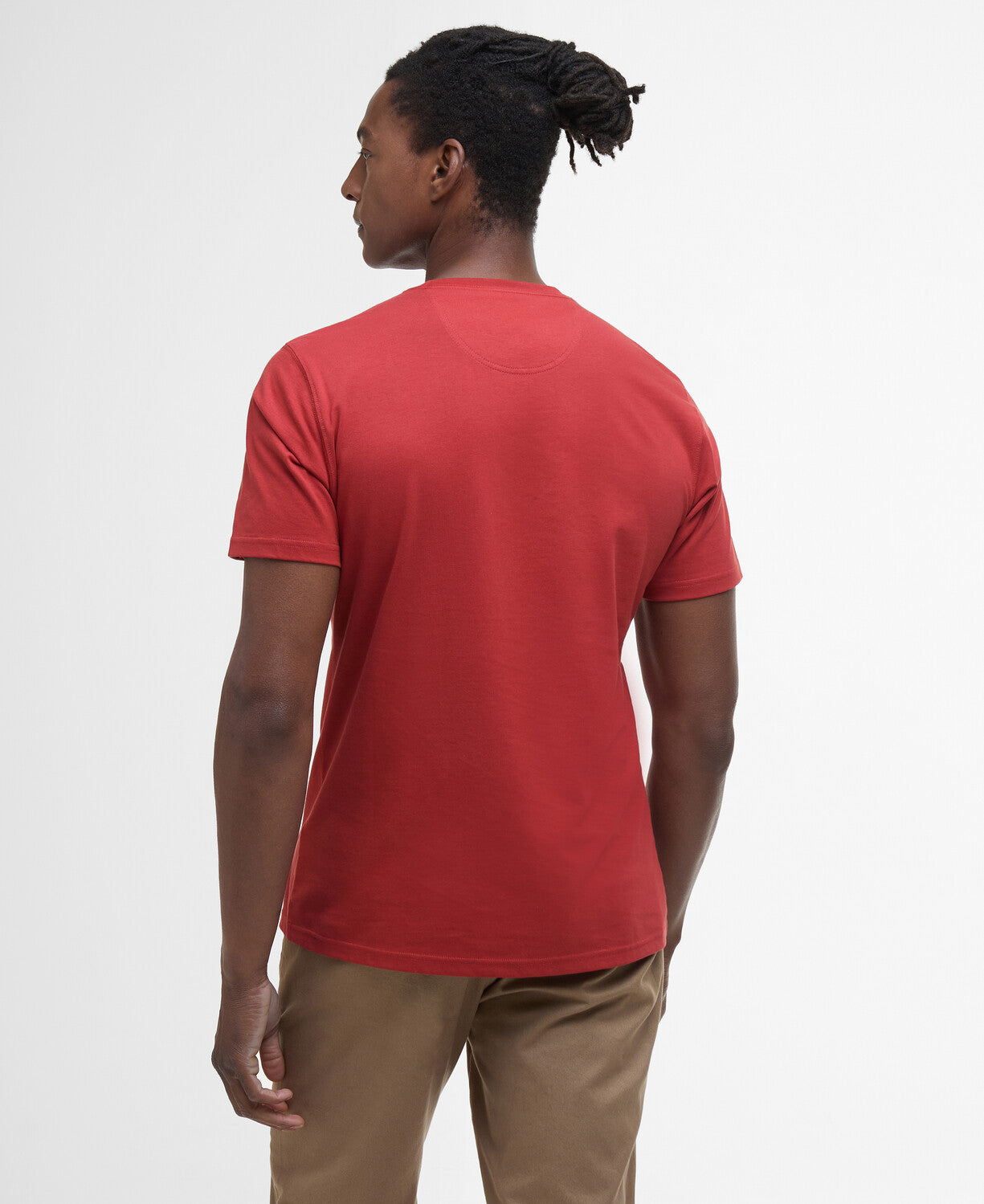 Barbour Essential Sports T-Shirt // RED SPICE RE25