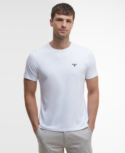 Barbour Essential Sports T-Shirt // WHITE WH11
