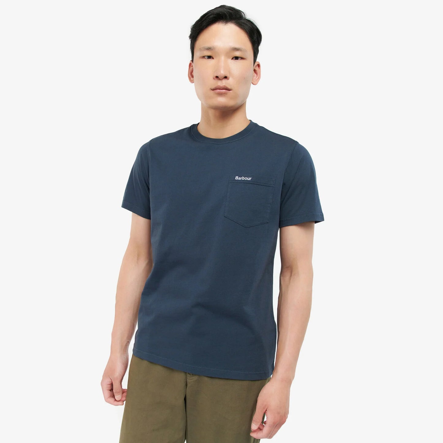 Barbour Langdon Pocket T-Shirt // NAVY