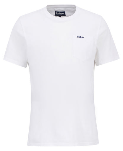 Barbour Langdon Pocket T-Shirt // WHITE WH11