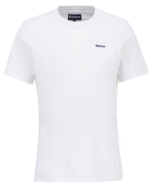 Barbour Langdon Pocket T-Shirt // WHITE WH11