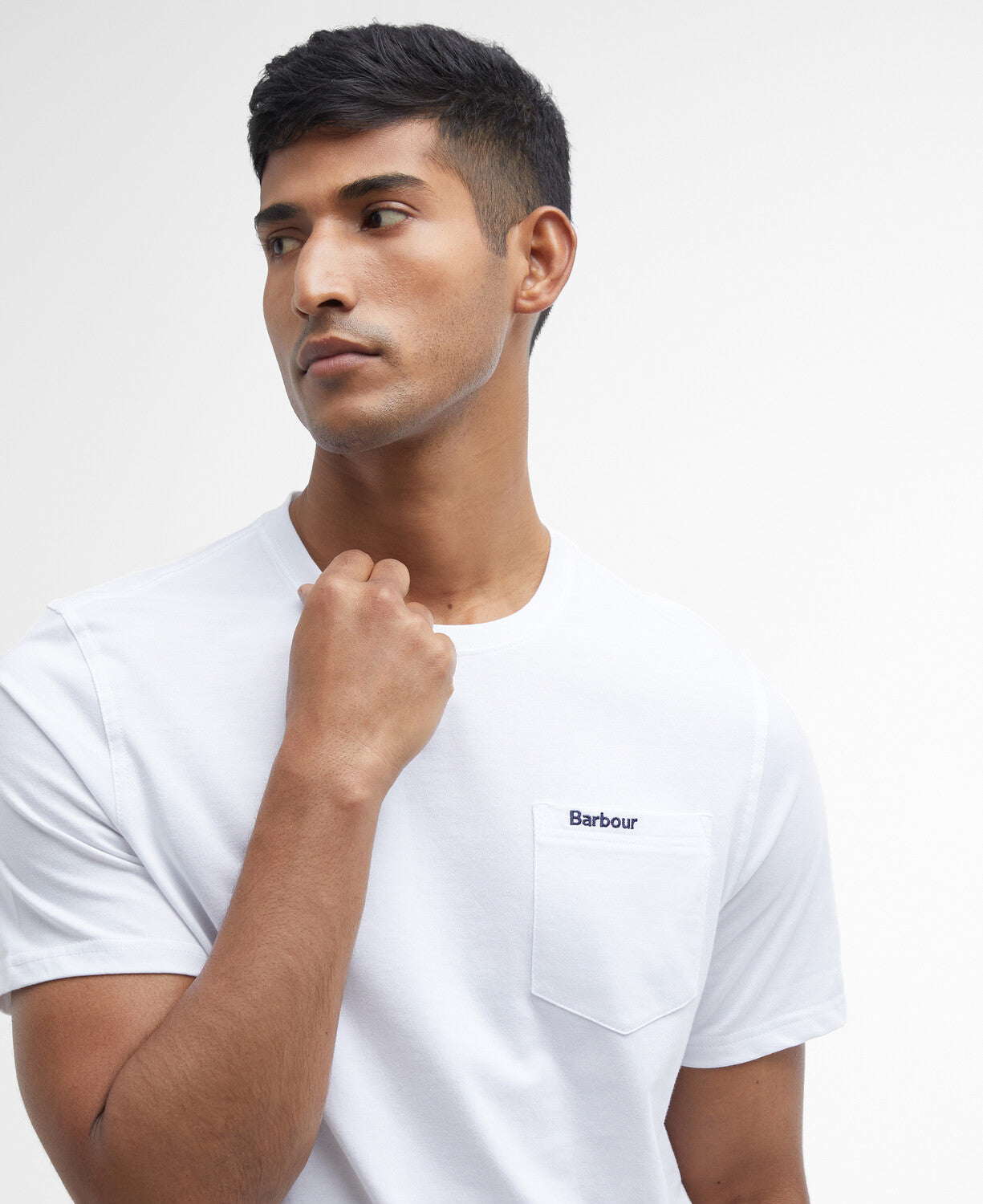 Barbour Langdon Pocket T-Shirt // WHITE WH11