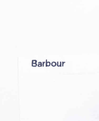 Barbour Langdon Pocket T-Shirt // WHITE