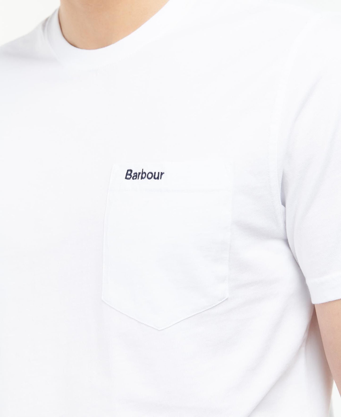 Barbour Langdon Pocket T-Shirt // WHITE