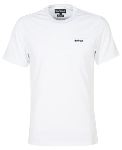 Barbour Langdon Pocket T-Shirt // WHITE