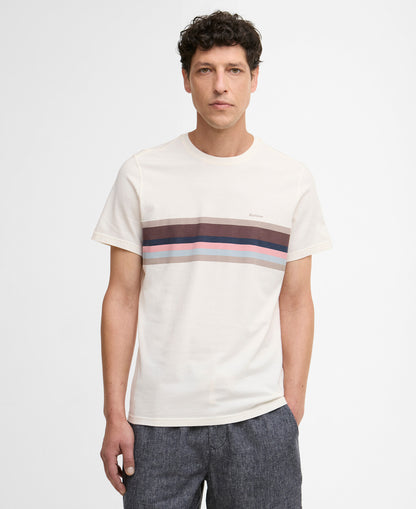 Barbour Newsham Striped T-Shirt // WHISPER WHITE WH32