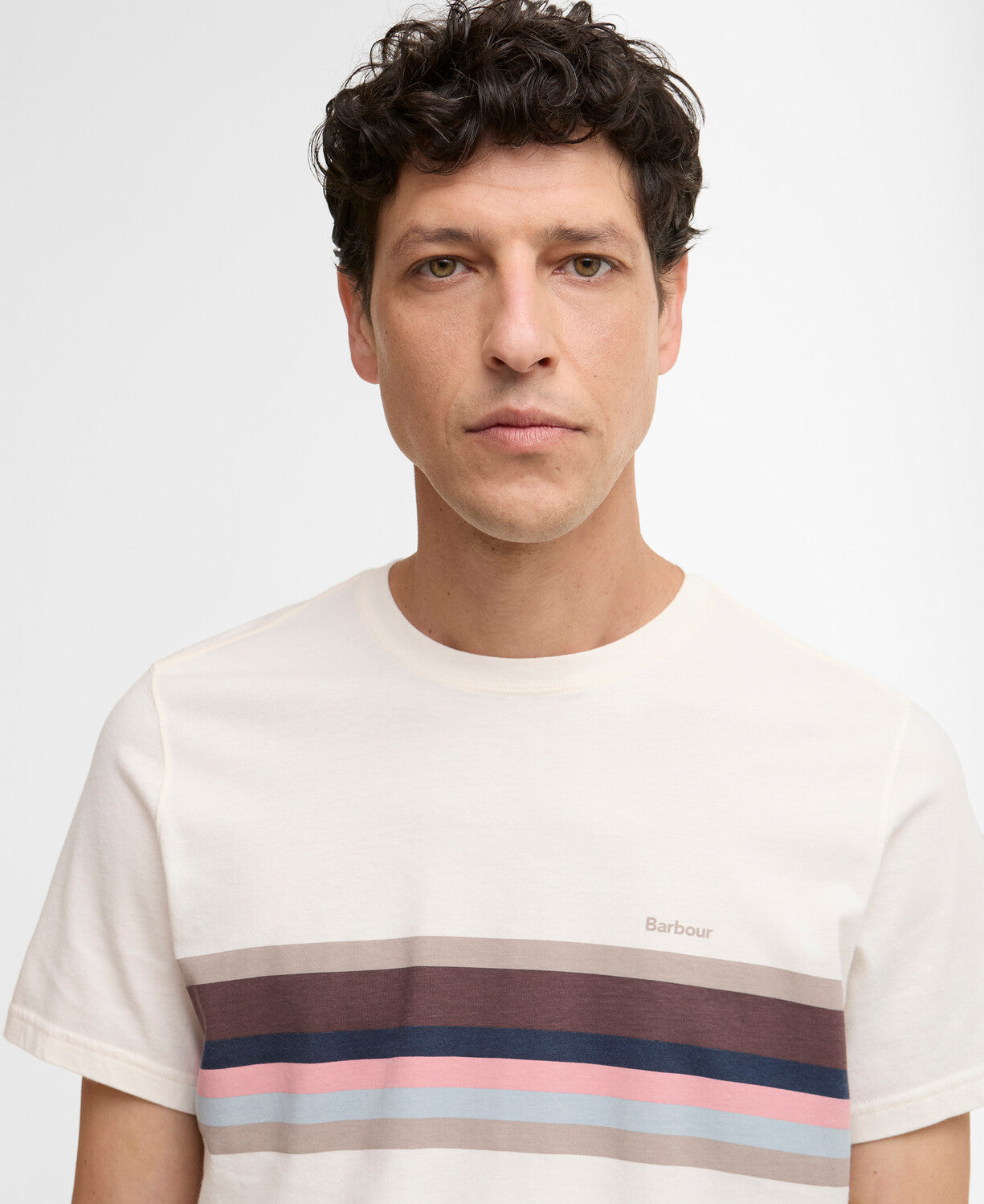 Barbour Newsham Striped T-Shirt // WHISPER WHITE WH32