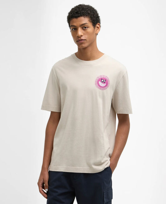 Barbour Westbury Relaxed Graphic T-Shirt // MIST BE12