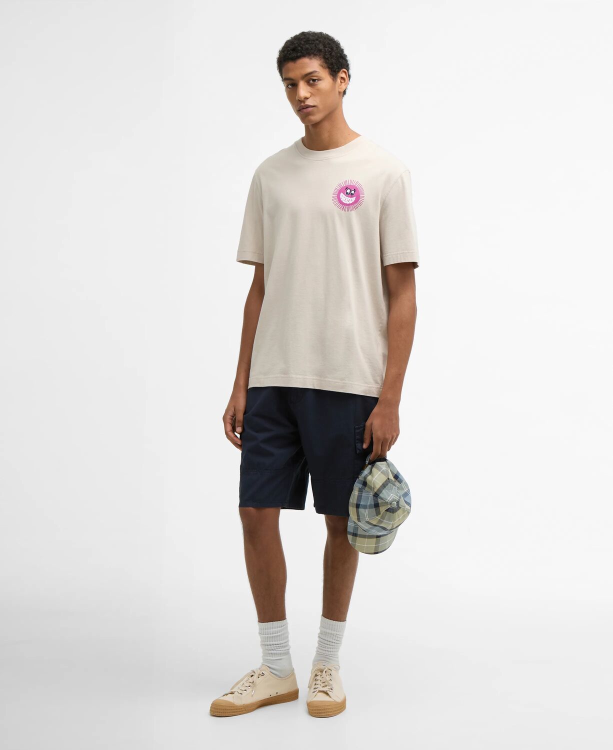 Barbour Westbury Relaxed Graphic T-Shirt // MIST BE12