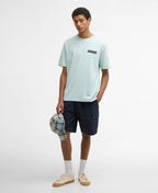 Barbour Frome Relaxed Graphic T-Shirt // MINT BLUE BU11