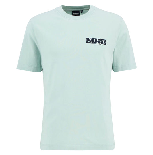 Barbour Frome Relaxed Graphic T-Shirt // MINT BLUE BU11