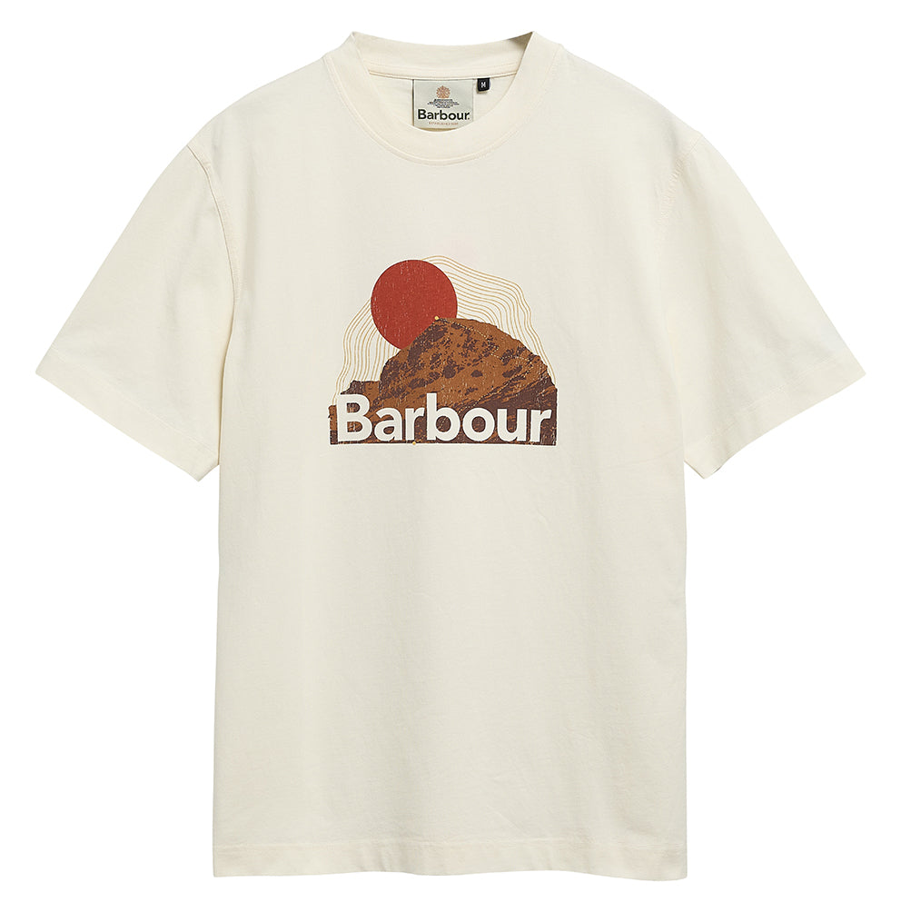 Barbour Wadsworth Grapic Tee // Whisper White