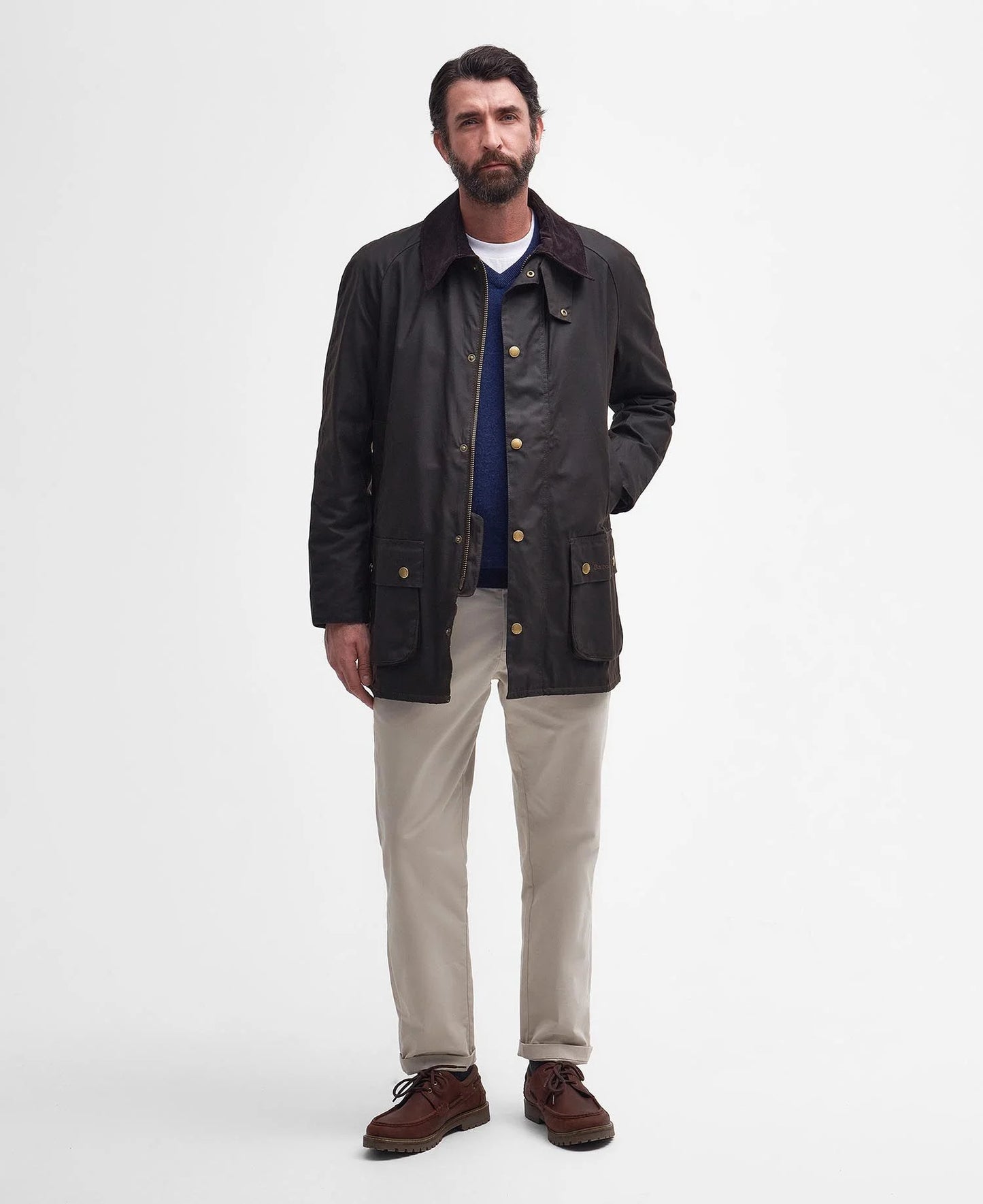 Barbour Beausby Wax Jacket // OLIVE