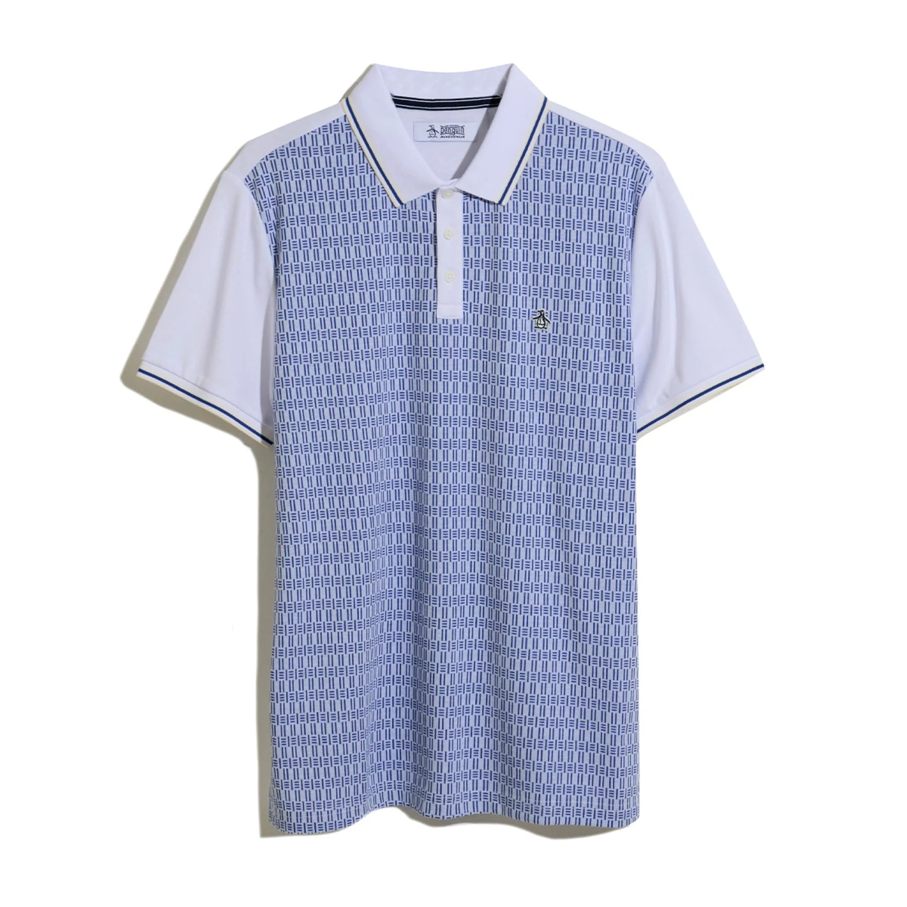 Penguin Jacquard Polo OPKM2431 // BRIGHT WHITE