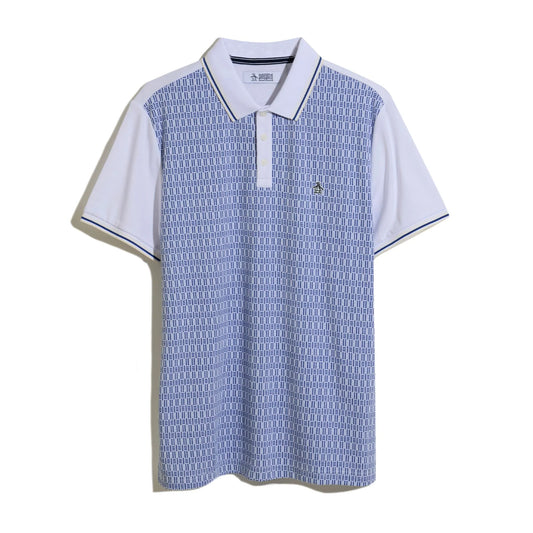 Penguin Jacquard Polo OPKM2431 // LJUSVIT