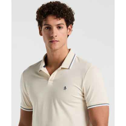 Penguin Pique Sticker Pete Tipped Polo OPKSB720 // BIRCH