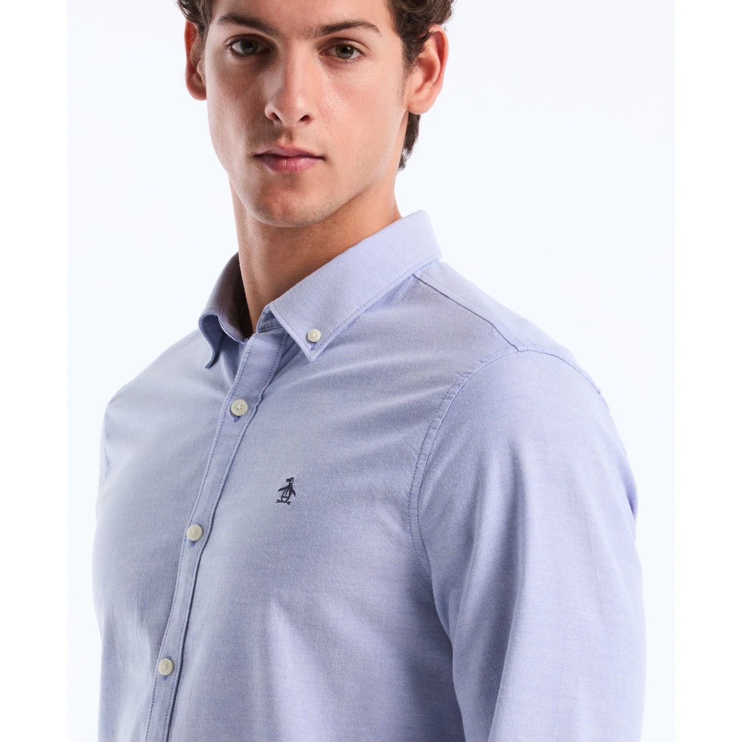 Penguin Oxford Shirt OPWB0035 // AMPARO BLUE