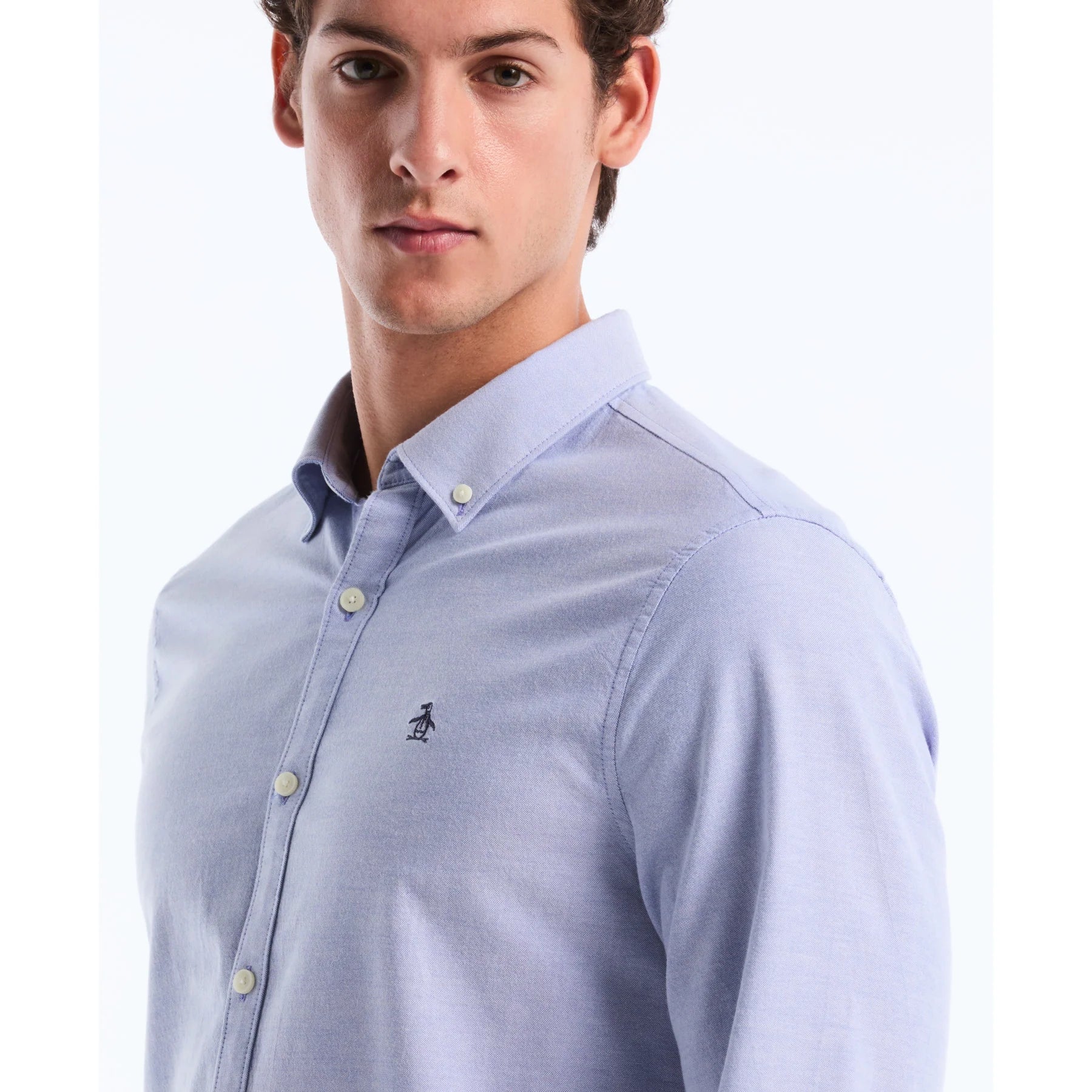 Penguin Oxford Shirt OPWB0035 // AMPARO BLUE