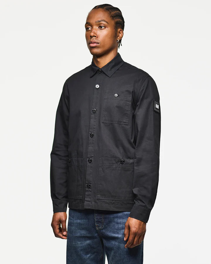 Weekend Offender Hynde Over-Shirt // BLACK