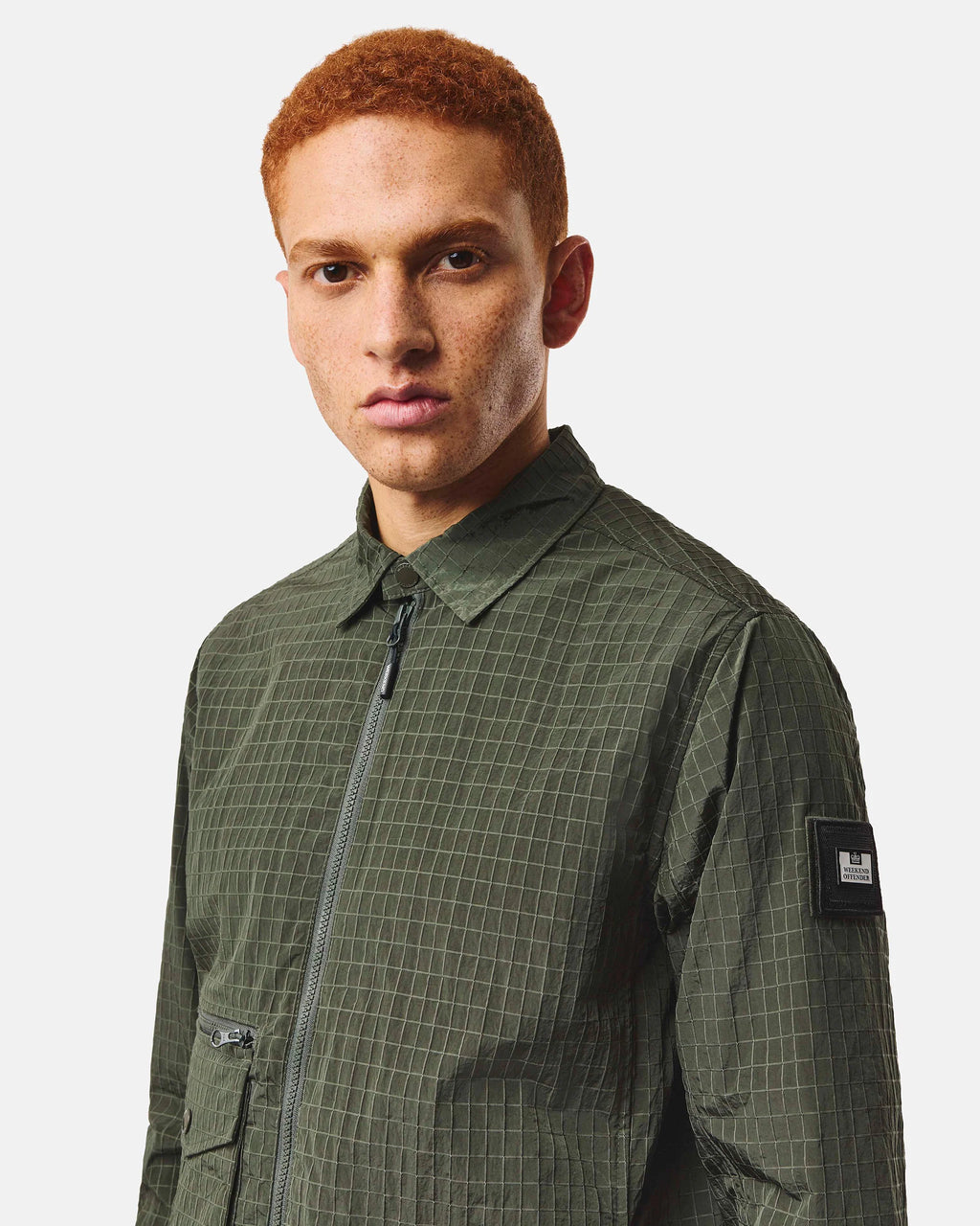 Weekend Offender Vinnie Over-Shirt // BLACK FOREST GREEN