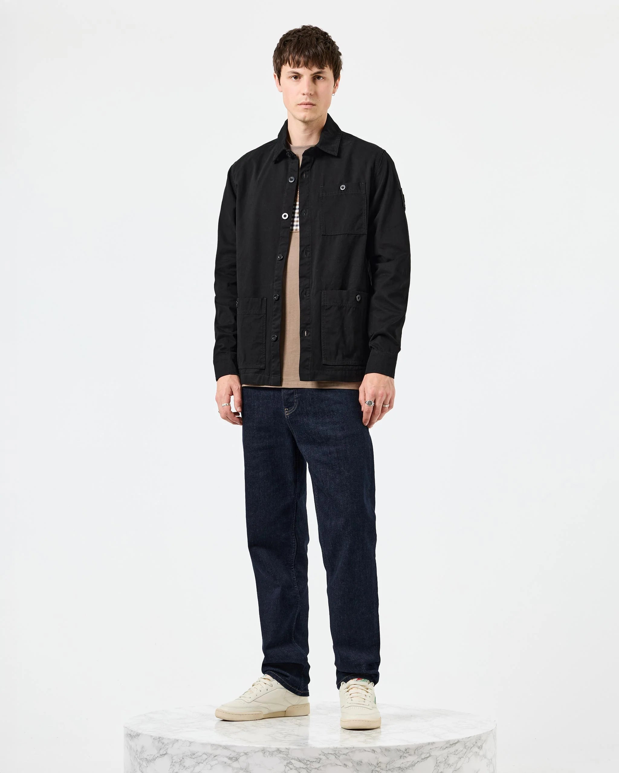 Weekend Offender Tavira Over-Shirt // BLACK