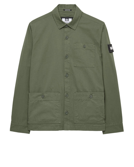 Weekend Offender Tavira Over-Shirt // CASTLE GREEN