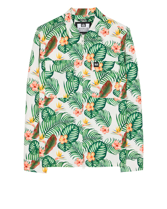 Weekend Offender White Lotus Over-Shirt // WHITE LOTUS