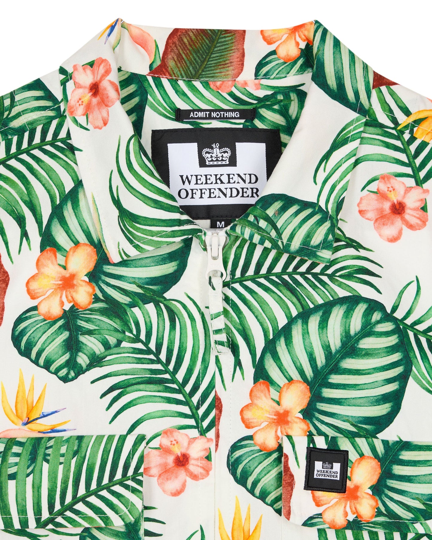 Weekend Offender White Lotus Over-Shirt // WHITE LOTUS