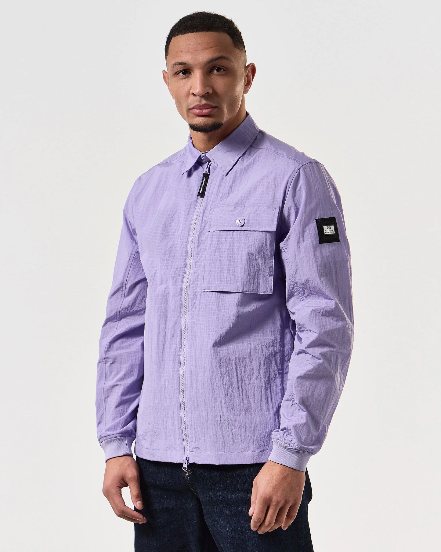 Weekend Offender Arapu Over-Shirt // PERIWINKLE