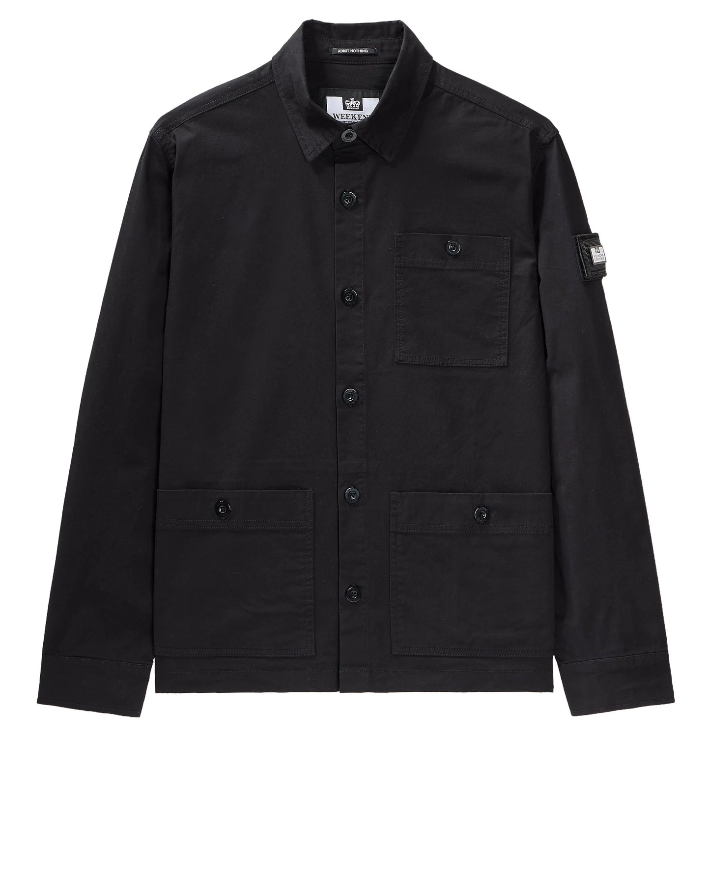 Weekend Offender Tavira Over-Shirt // BLACK