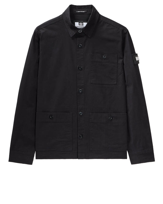 Weekend Offender Tavira Over-Shirt // SVART