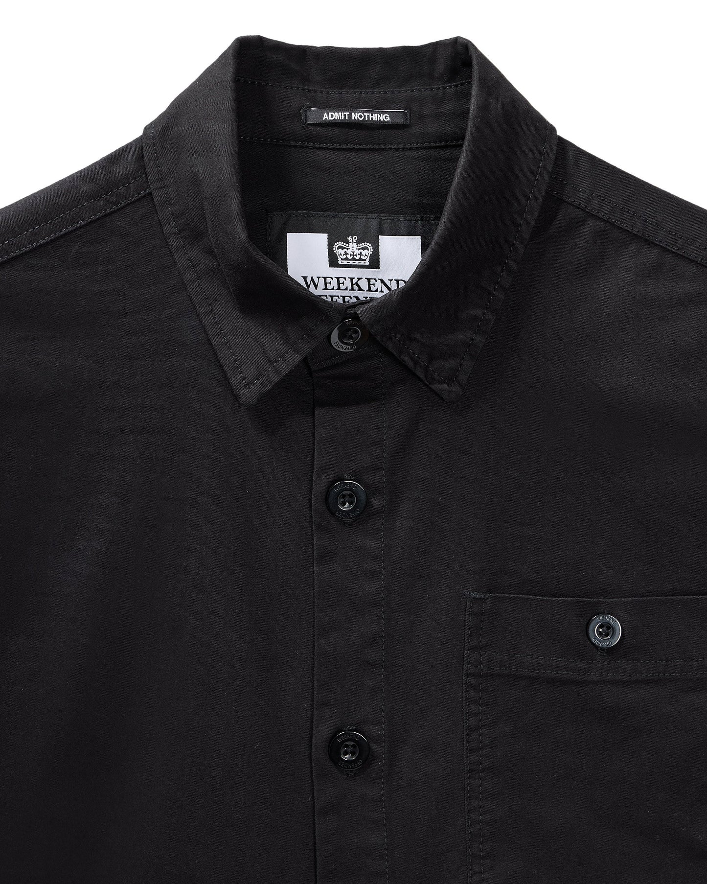 Weekend Offender Tavira Over-Shirt // BLACK