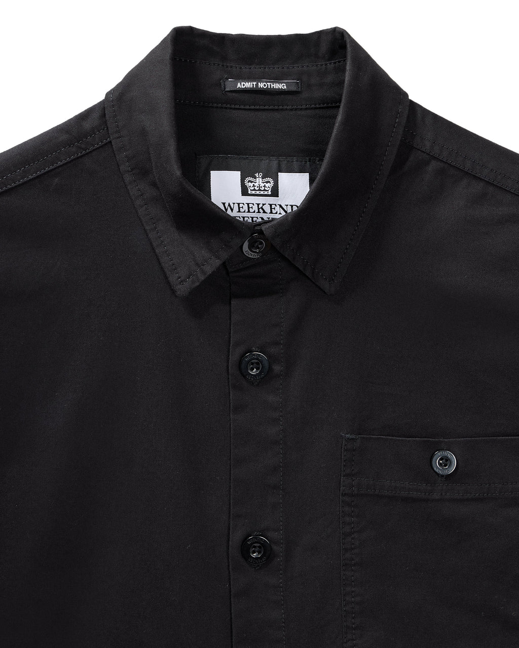 Weekend Offender Tavira Over-Shirt // BLACK